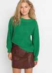 B,P.C sweter zielony bufiaste rękawy r.40/42