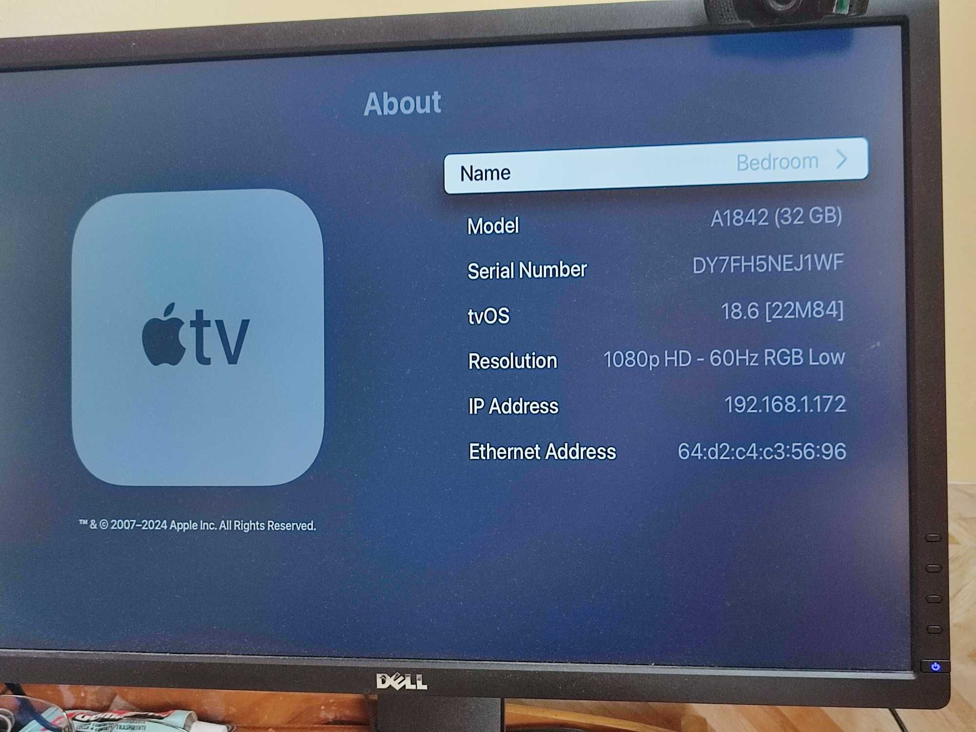 A1842 4K Apple TV 4K 32GB - AppStore Smart TV