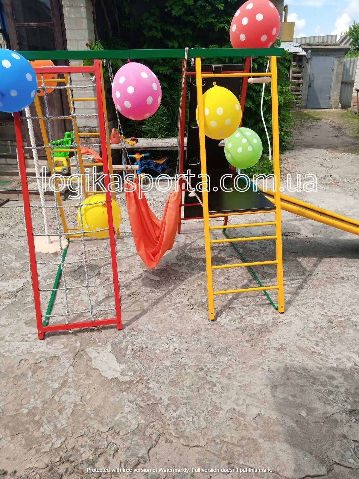 Детский спортивный комплекс для дома и двора, игровая площадка, горка