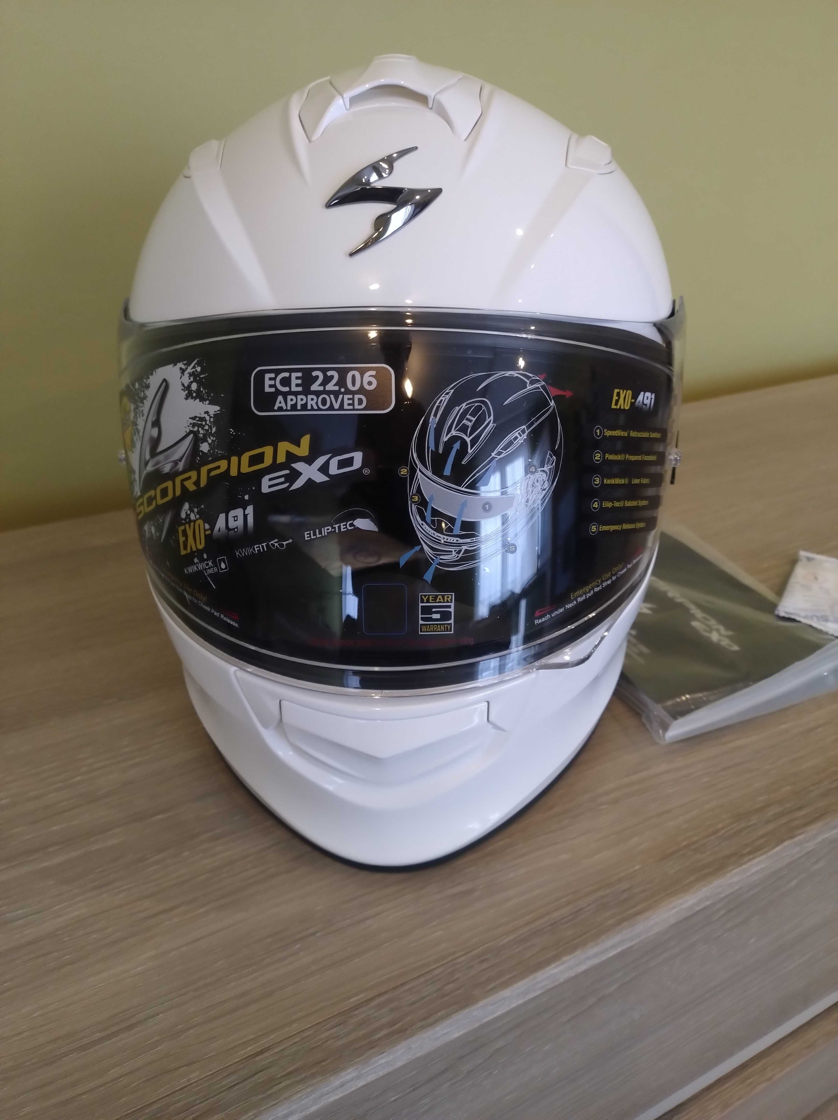 Nowy Kask Scorpion EXO-491 XXL