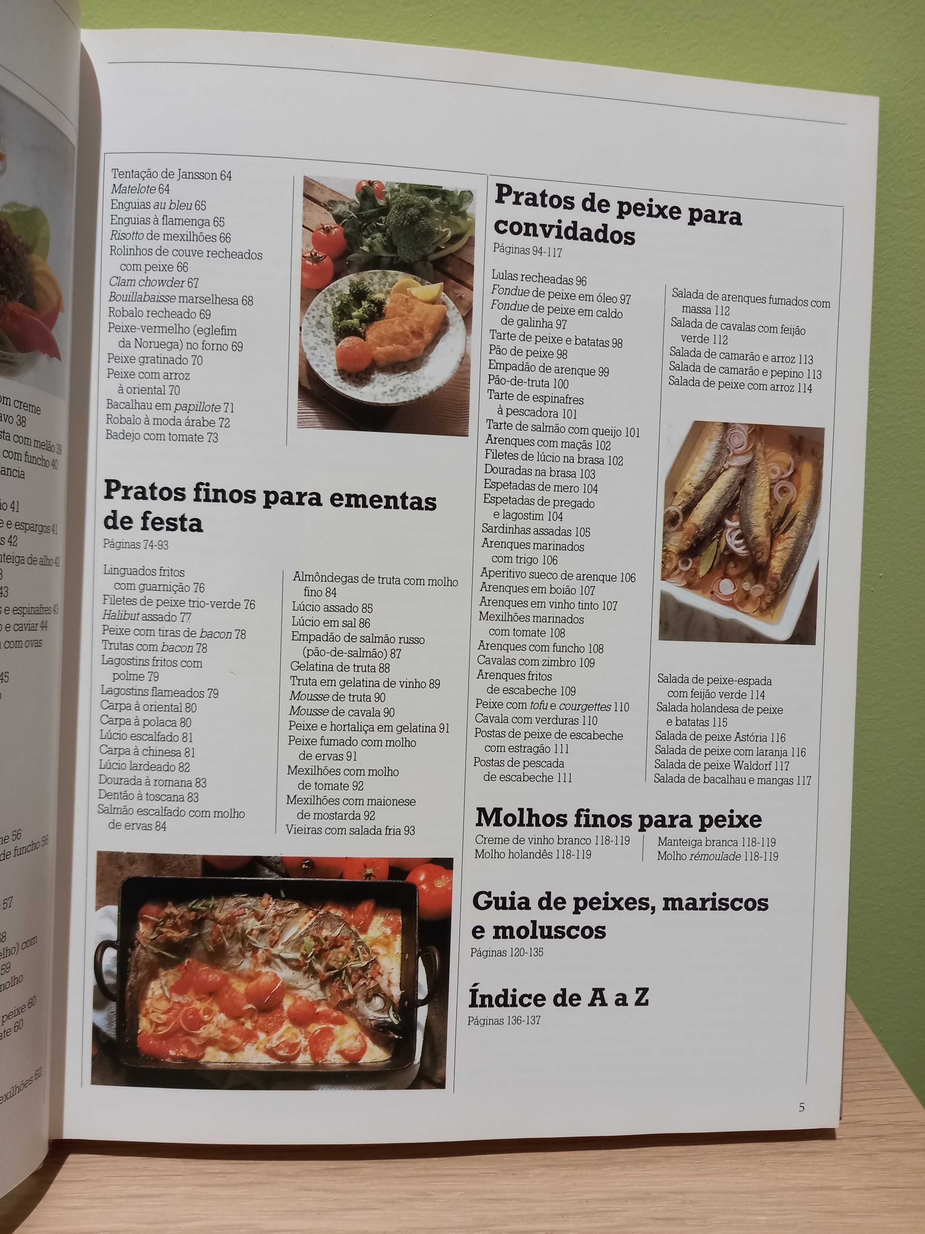 Livro de Receitas "Cozinhar Melhor - Peixes"