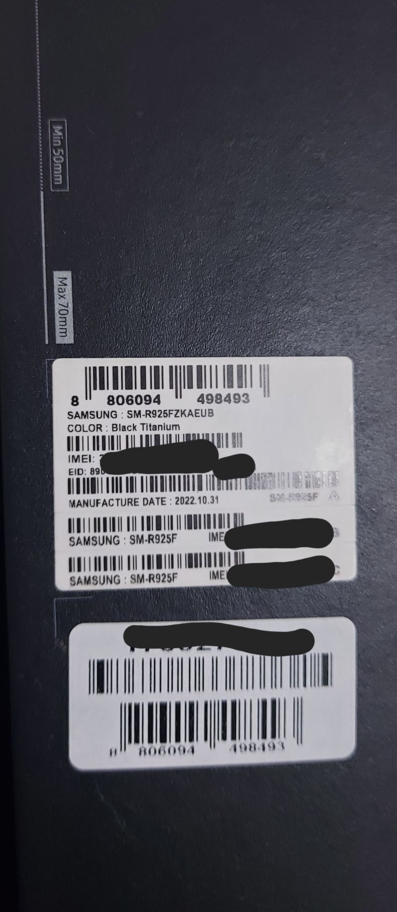 Smartwatch samsung galaxy 5 pro LTE preto