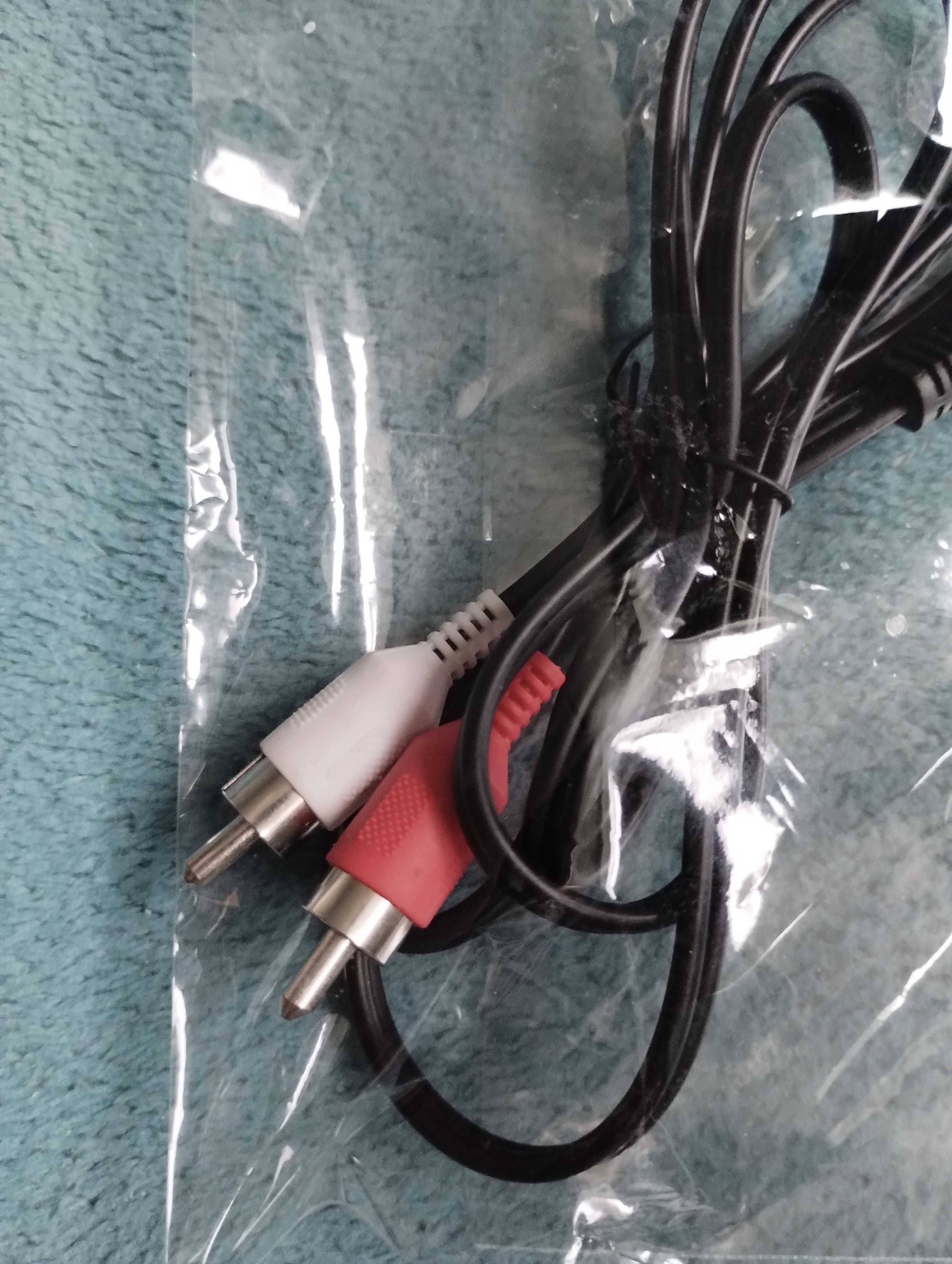 В целлофане Аудио кабель 3,5 мм на 2 тюльпана РСА / 3.5 mm - 2 RCA