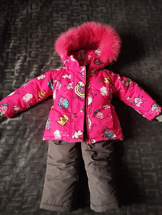 Зимова куртка+комбез 80р
