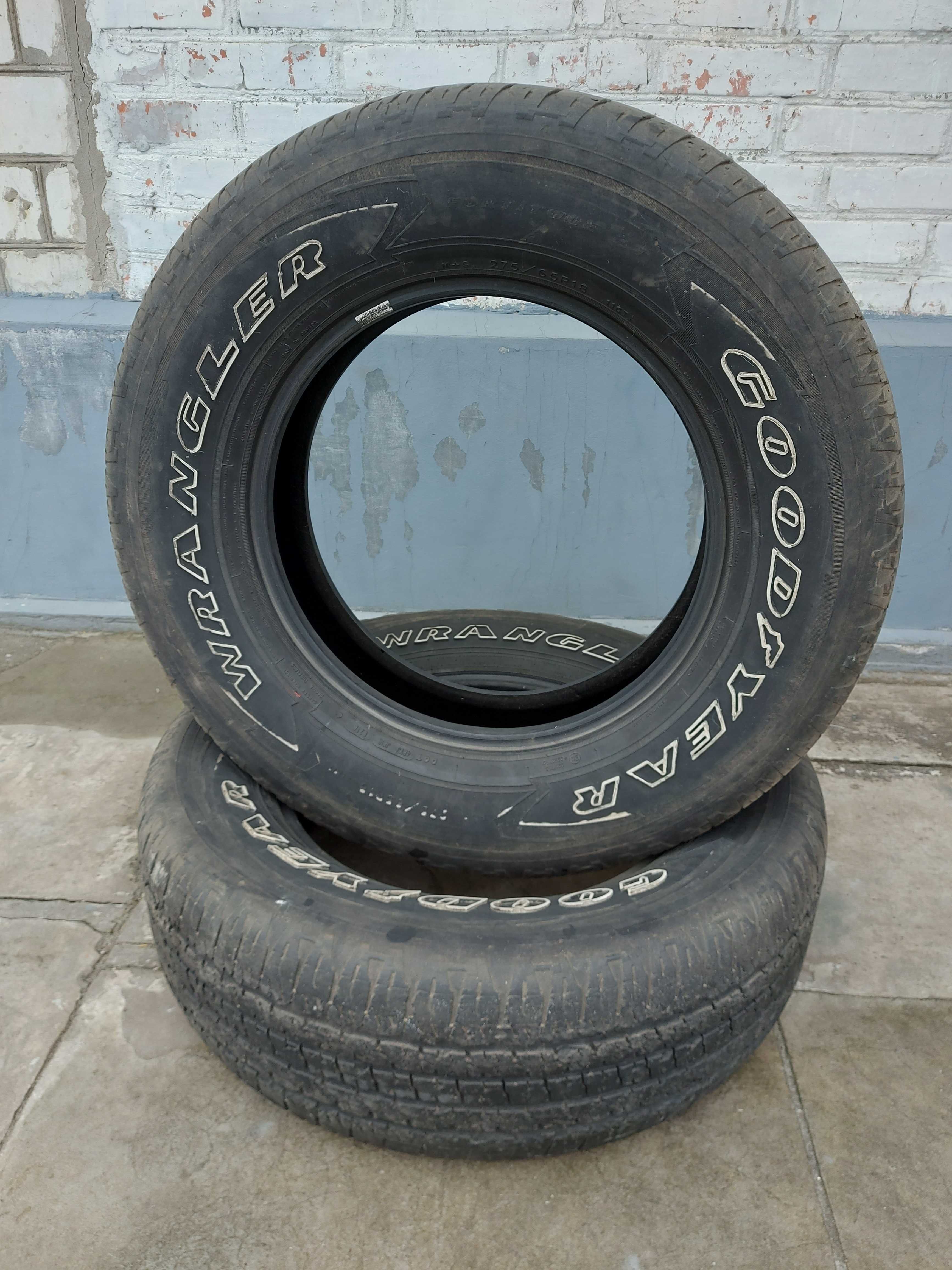 Резина Goodyear wrangler 275/65r18 всесезонная M+S