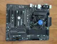 Motherboard  MSI H270 PC Mate + Processador  i3-7100