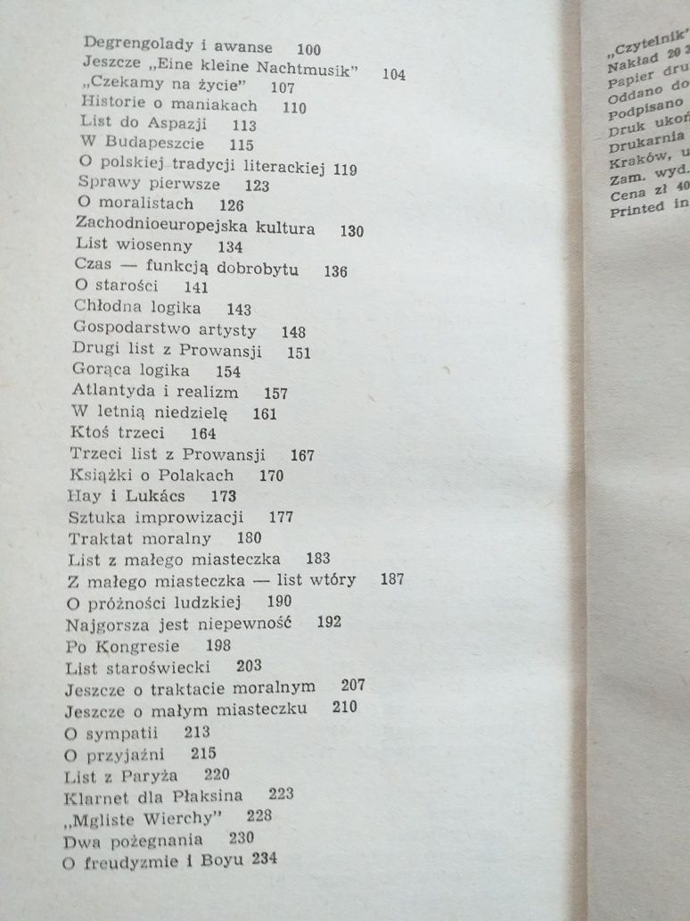 Jarosław Iwaszkiewicz Eleuter Listy do Felicji Czytelnik 1979