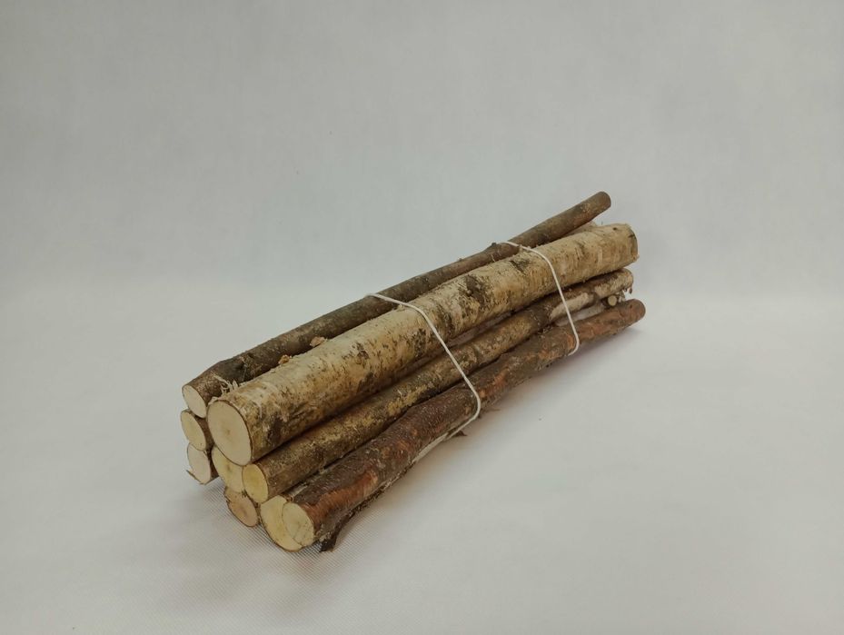 Patyczki, kołki brzozowe 10 sztuk DŁ 50 CM, 1-5 CM