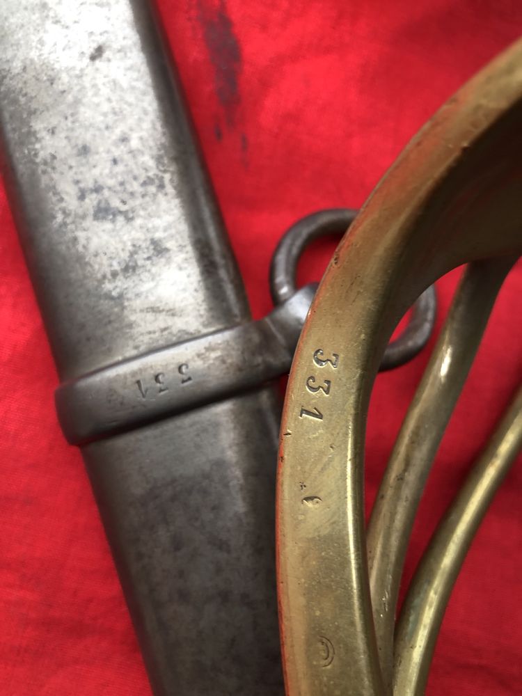 Szabla francuska lekkiej kawalerii wzór 1822