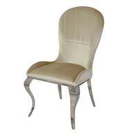 Krzesło glamour Tiffany Beige - nowoczesne krzesło tapicerowane