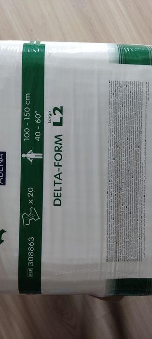 Pampersy dla dorosłych L 2 Delta form medyczne nowe