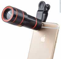 Smartphone/telemóvel acessório zoom telescópico óptico universal x12