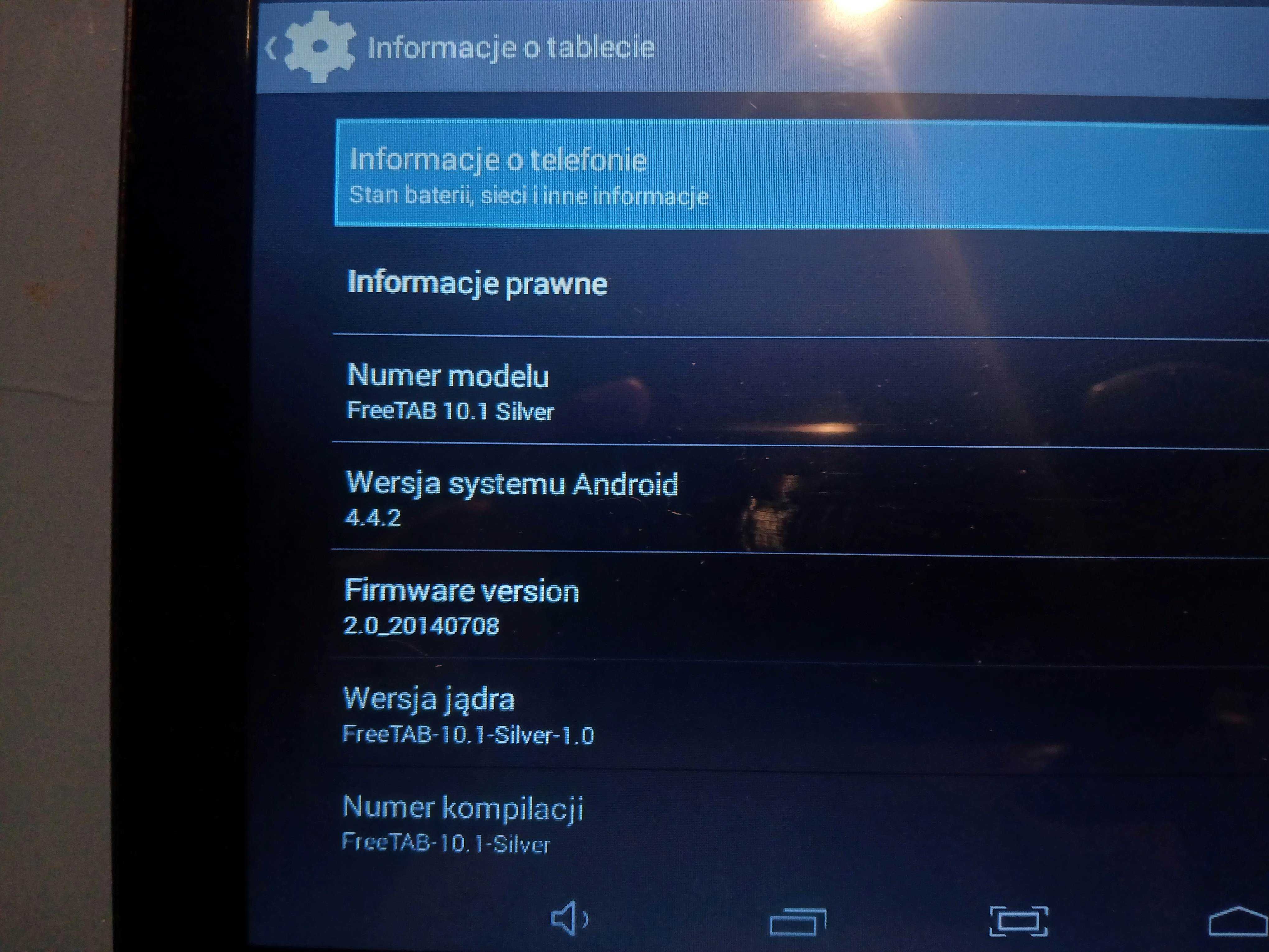 Tablet MODECOM FreeTab 10,1" Silver