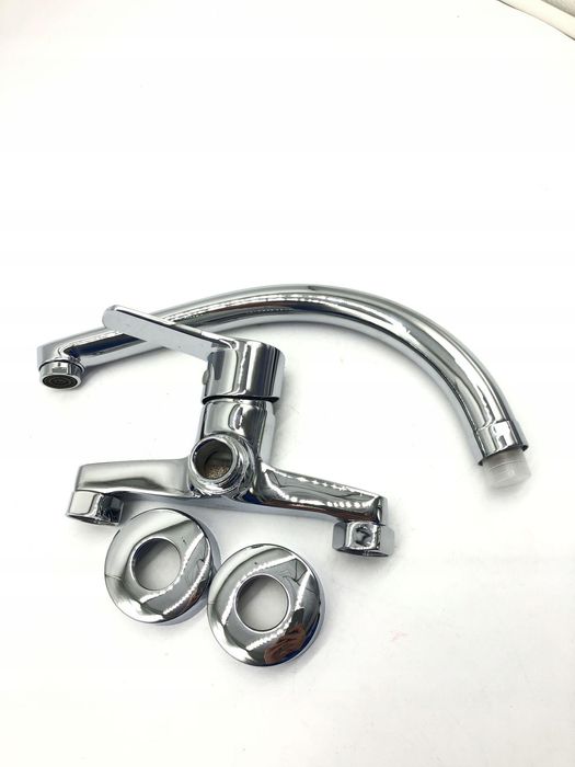 Bateria kuchenna ścienna Ibergrif 360° chrom oszczędność wody