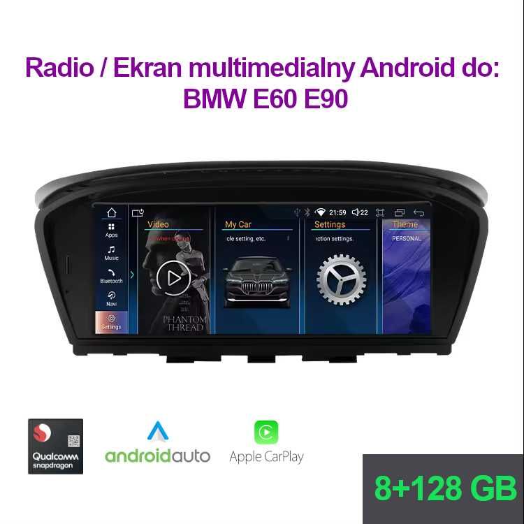 Radio Android BMW E60 E90 CCC Carplay Android Auto 8+128 GB Qualcomm