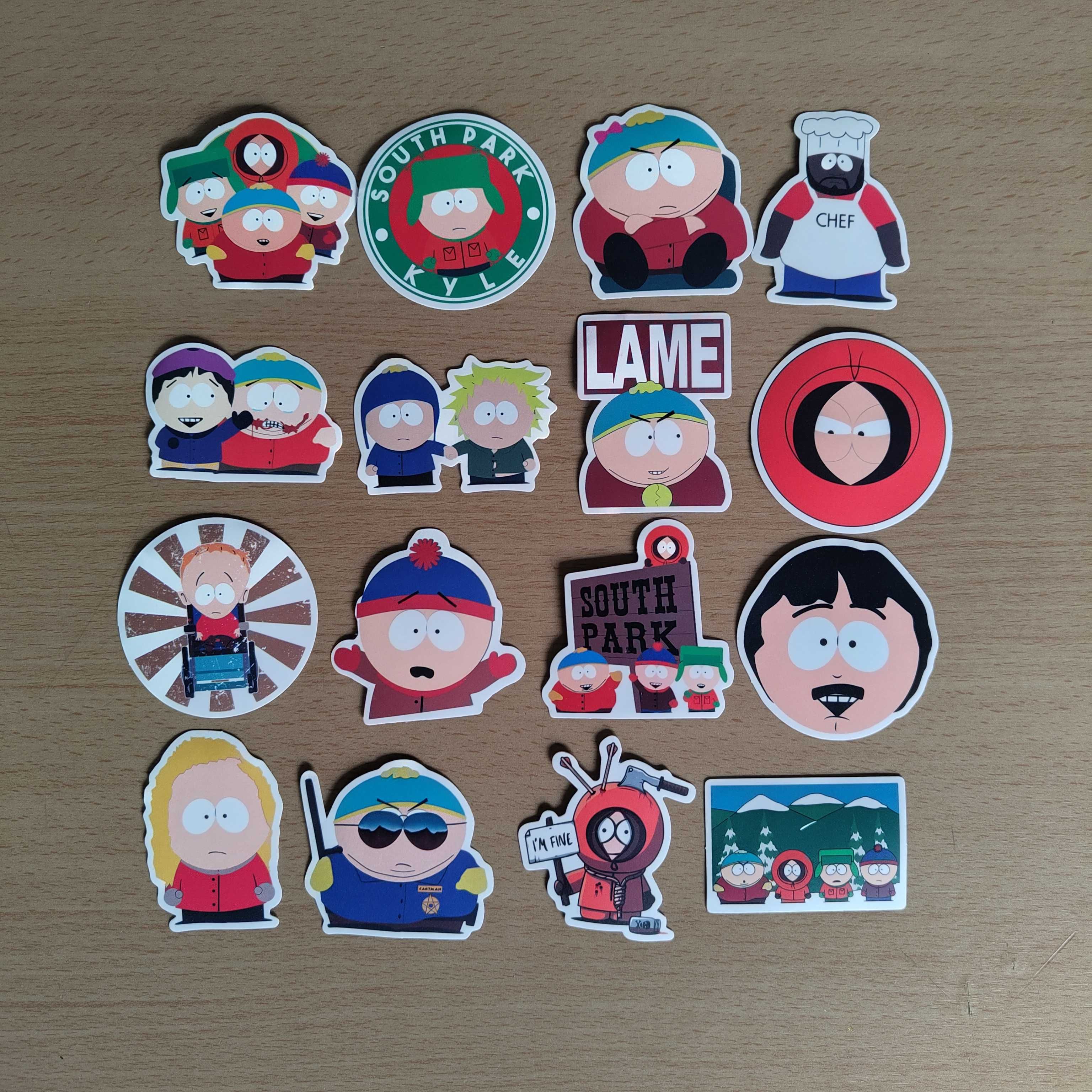 50 Autocolantes Stickers South Park