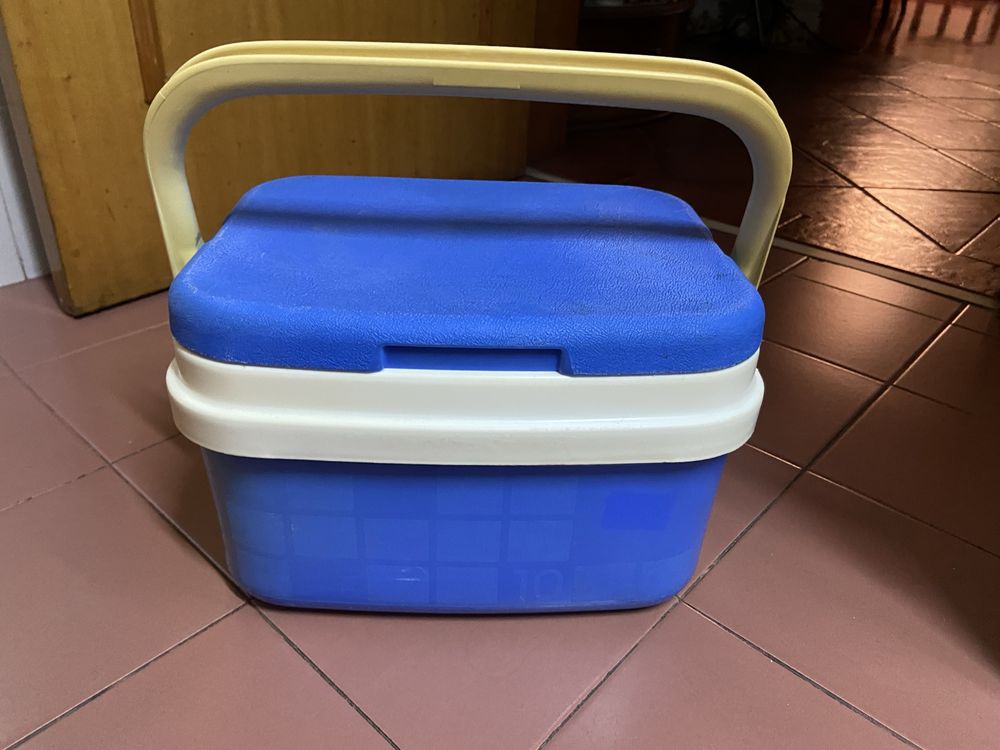 Geleira de 10 litros azul