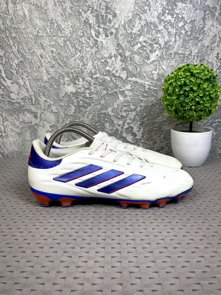 Adidas Copa Pure Touch бутсы 42 размер футбольные полупрофи белые