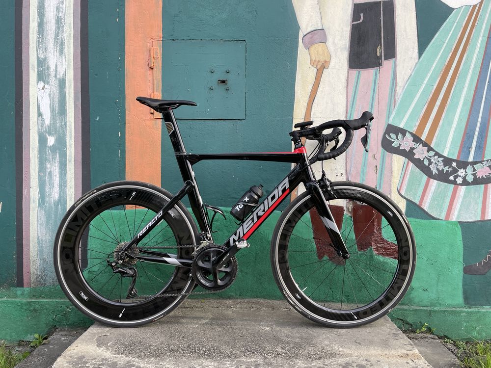 Merida Reacto 400 + karbonowe koła - rower szosowy aero po tuningu