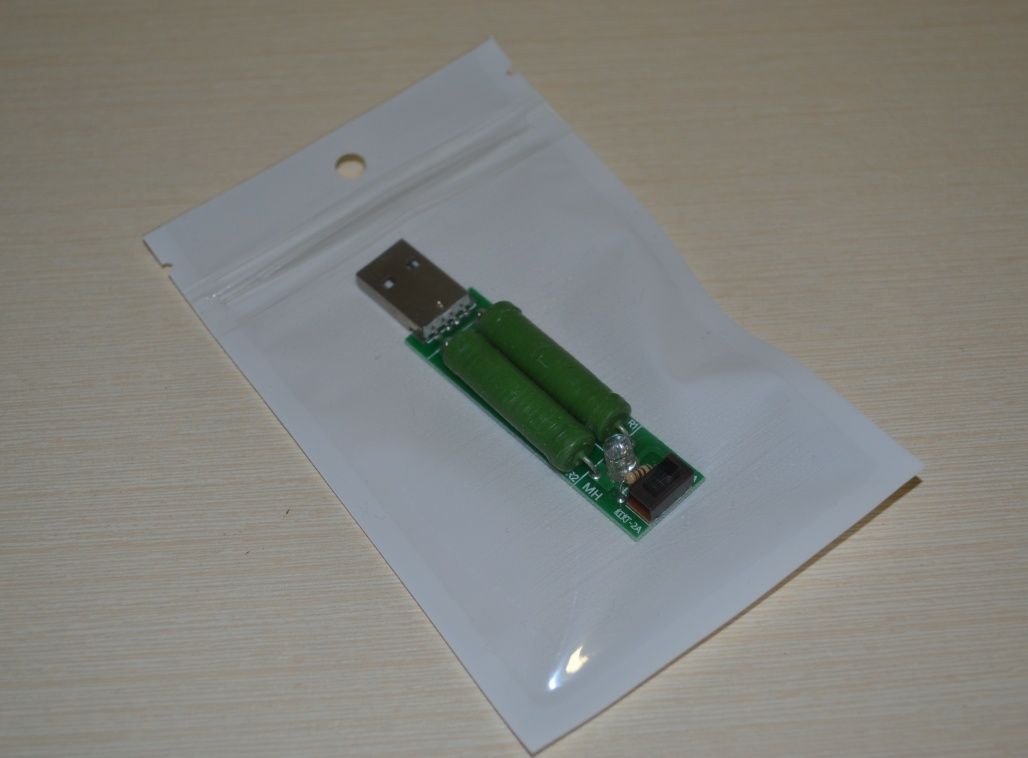 USB навантажувальний резистор 1А / 2А, нагрузка, тестер