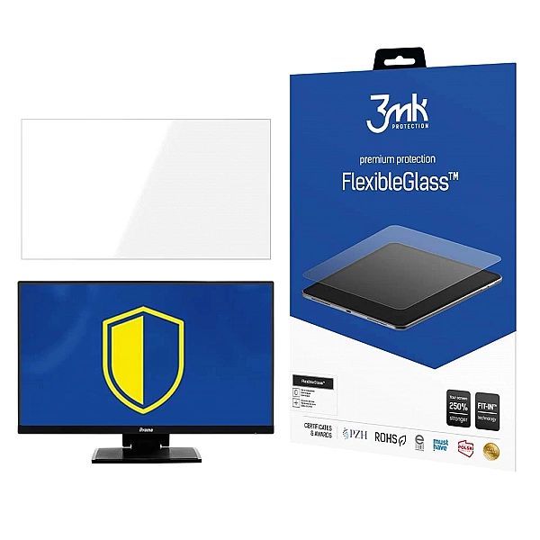 Szkło hybrydowe 3mk FlexibleGlass™ na iiyama ProLite T2454msc-b1ag