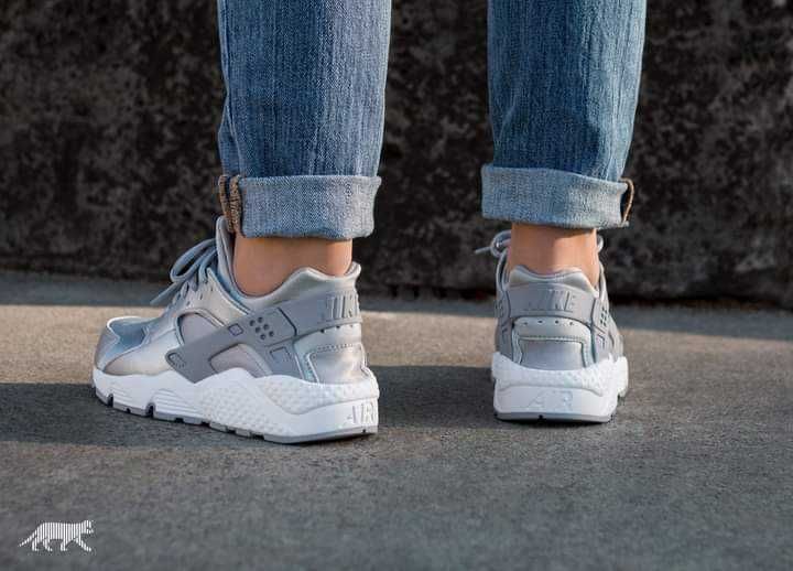 Кроссовки Nike Air Max женские кожа Nike Huarache весна Nike Air Force