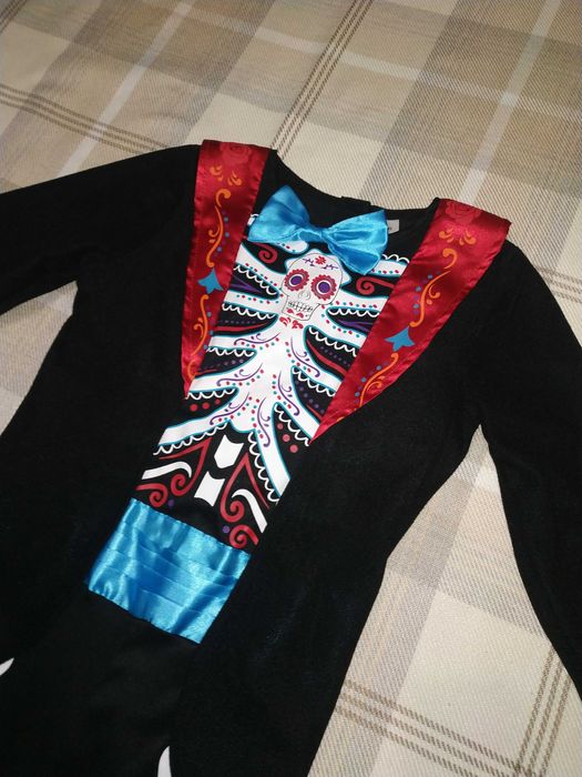 Костюм скелет коко на Хеловін 8-9 років