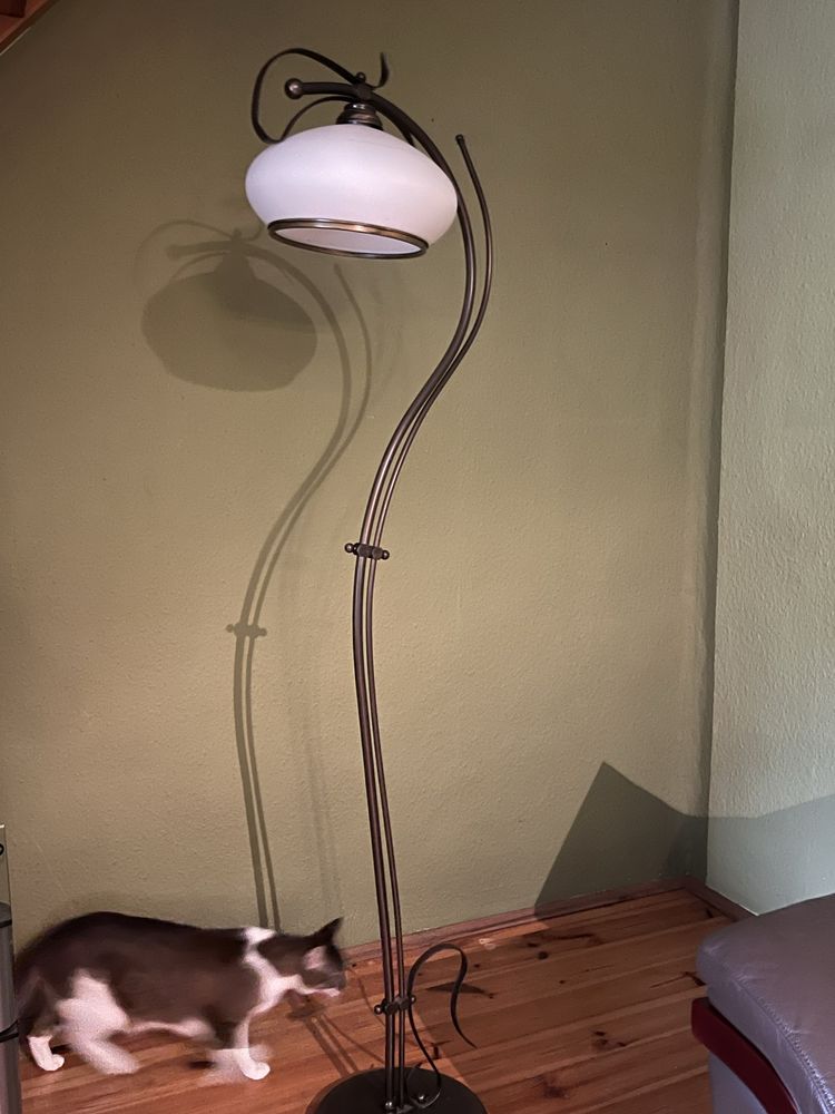 Zestaw lamp do salonu - pozłacane, klasycyzm