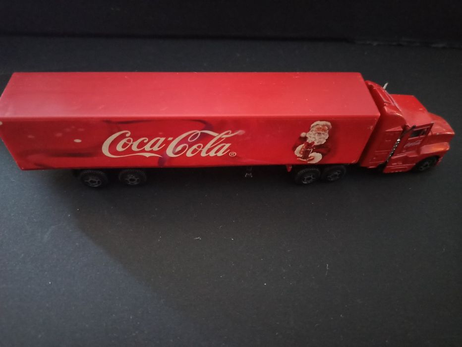 Zabawka tir coca-cola coraz bliżej święta i gratis