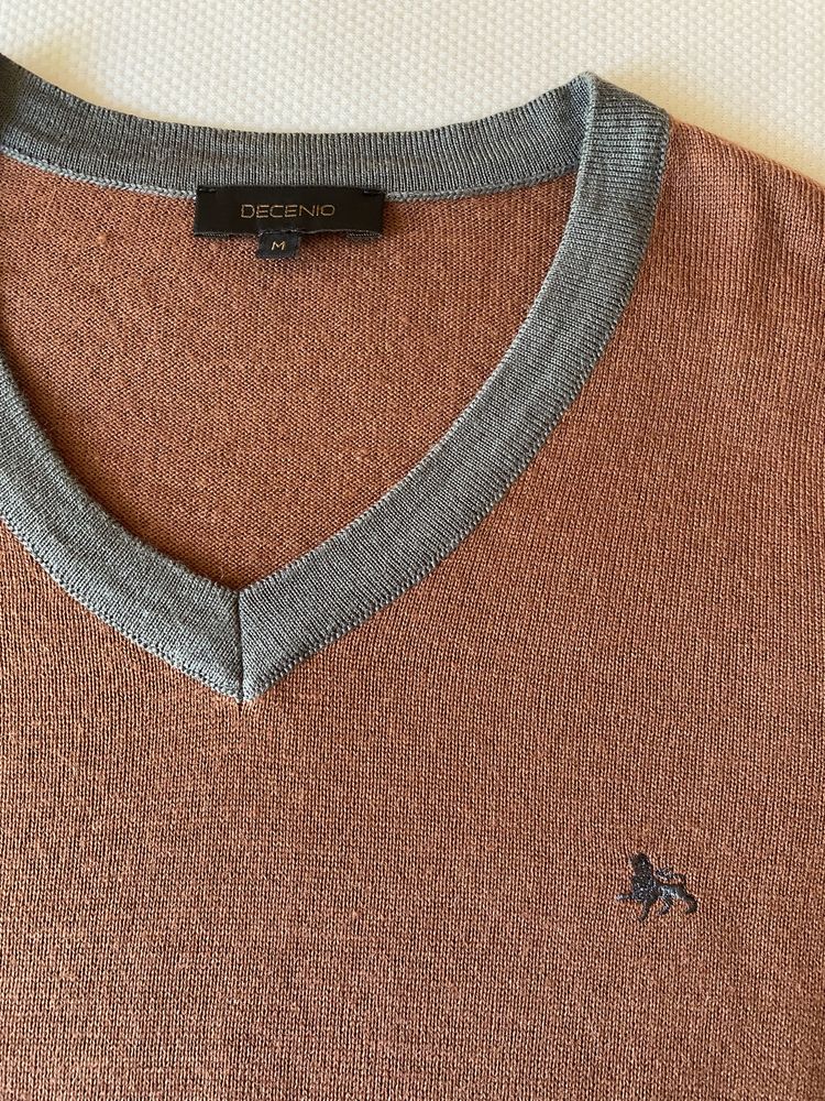 Sweater Camel/Cinza da Decenio