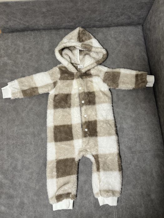 Плюшевий дитячий комбінезон 9-12 м.