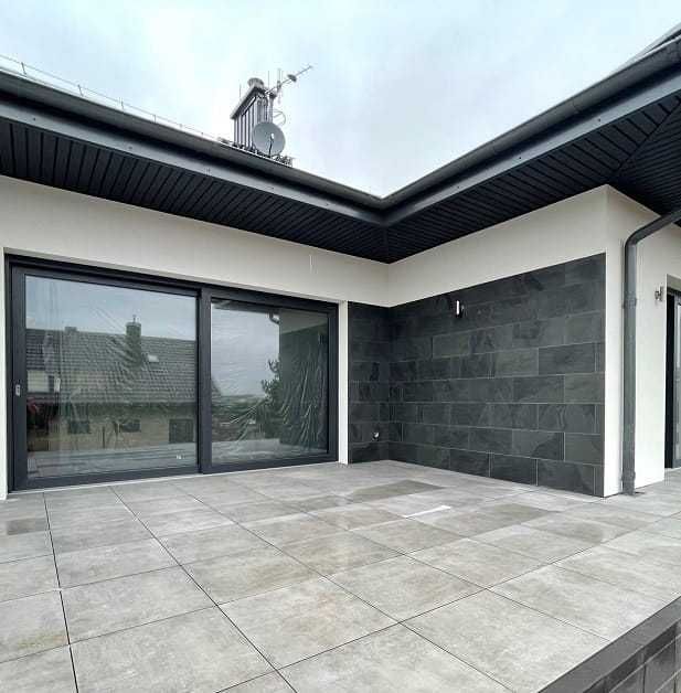 Kamień elewacyjny, Łupek Black Slate naturalny 60x30x1 cm