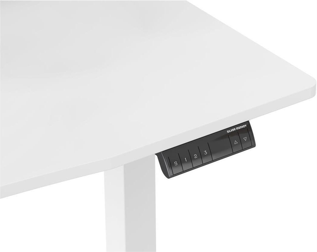 Silver Monkey Biurko Elektryczne 140 białe