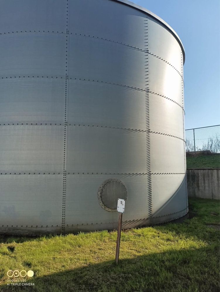Zbiornik stalowy, przeciwpożarowy 450 000 litrów, p.poż 450 m3