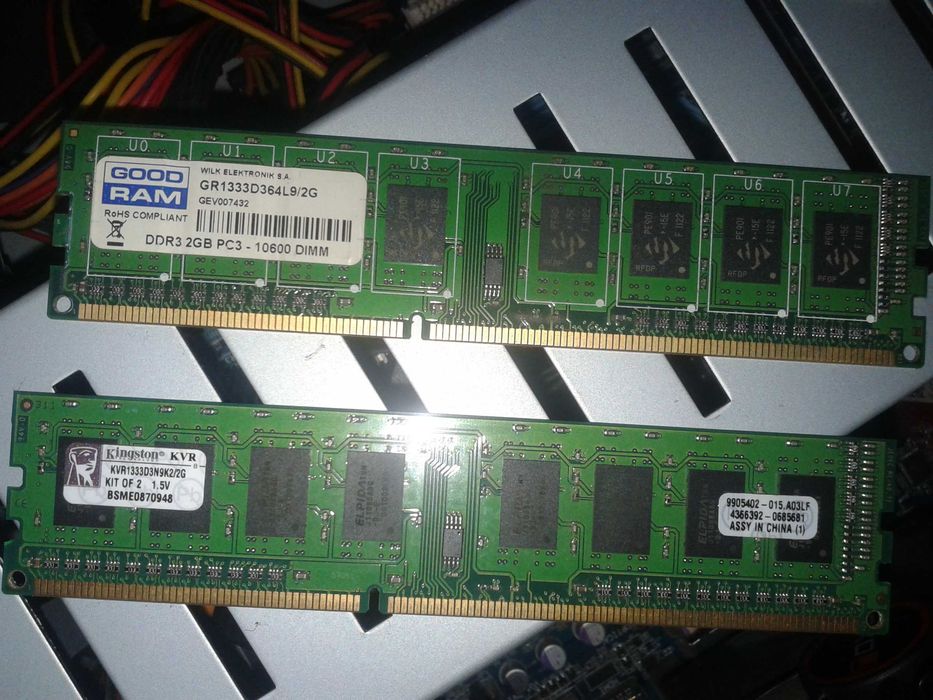 Pamięć RAM stare kości komputerowe DDR SDR