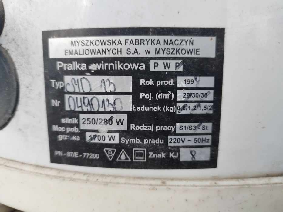 Pralka Frania stara