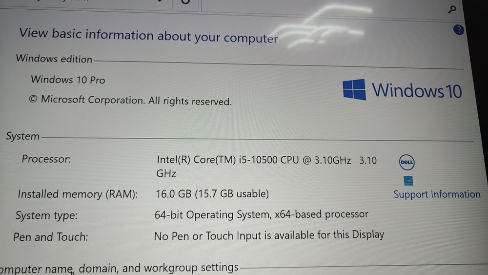 Komputer Dell 3240 (Intel i5, 16gb ram)