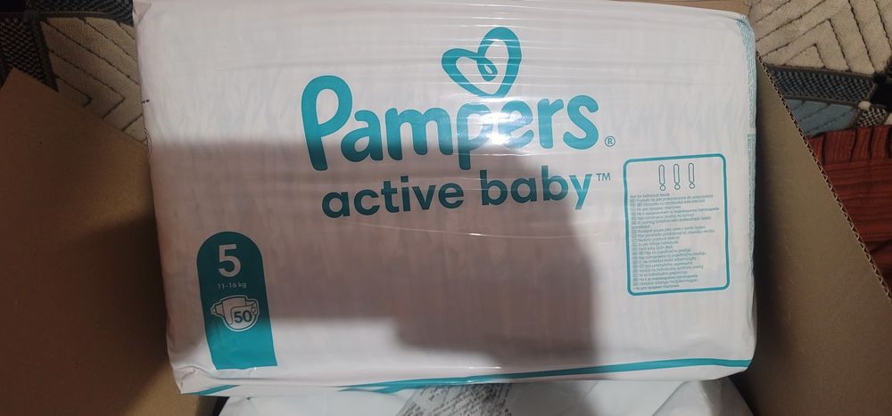 Памперси Pampers active baby 5