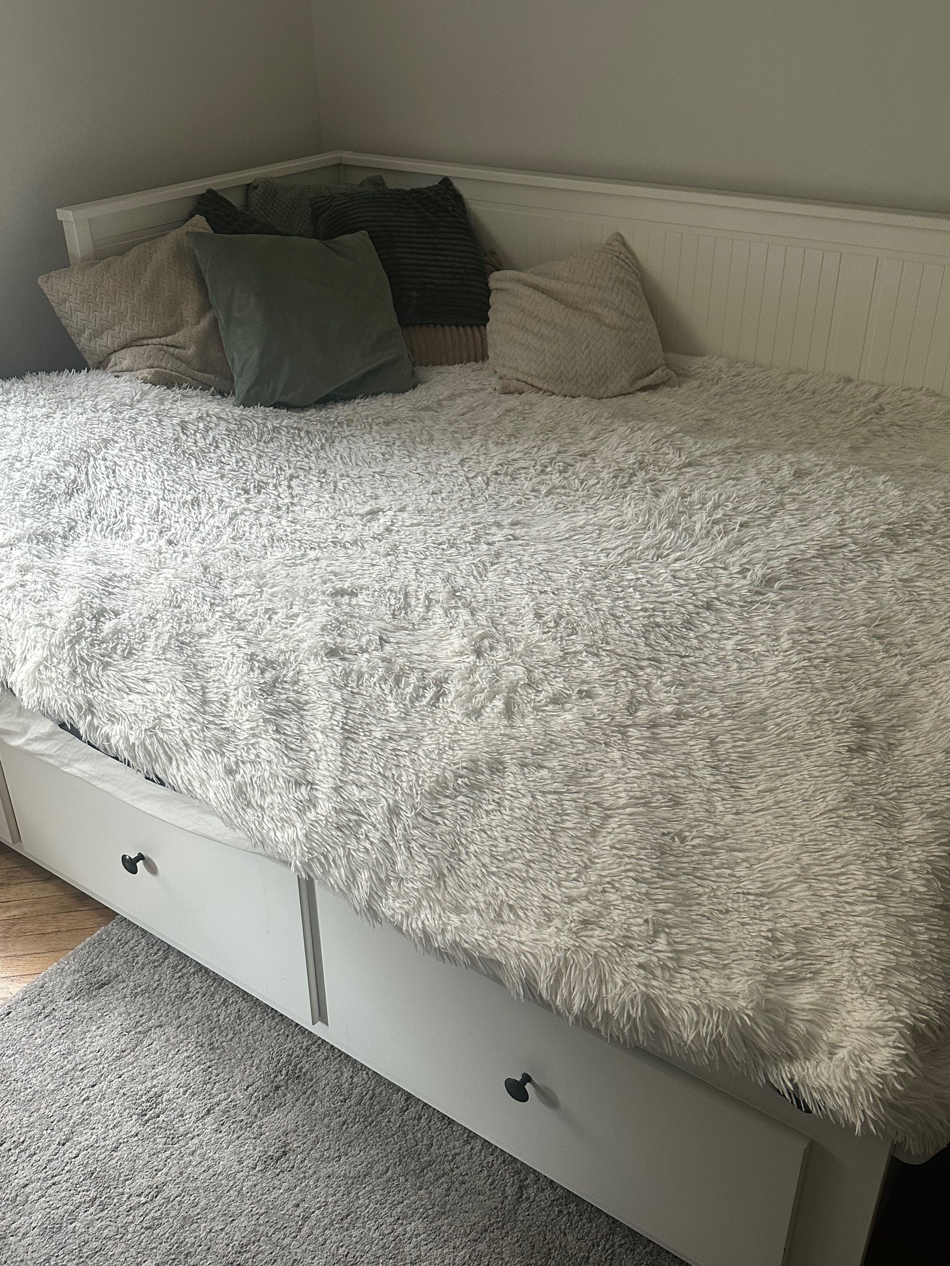 Łóżko HEMNES białe