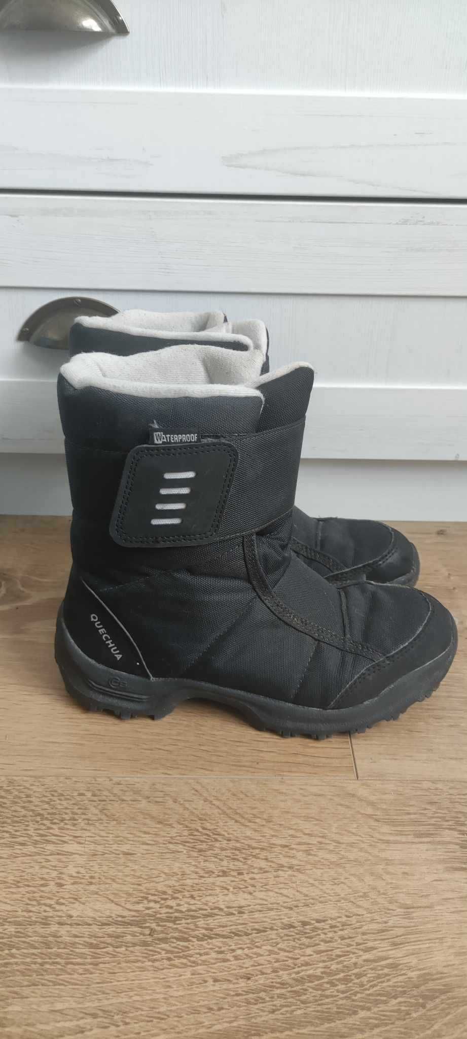 Buty zimowe ocieplane Quechua - rozmiar 35