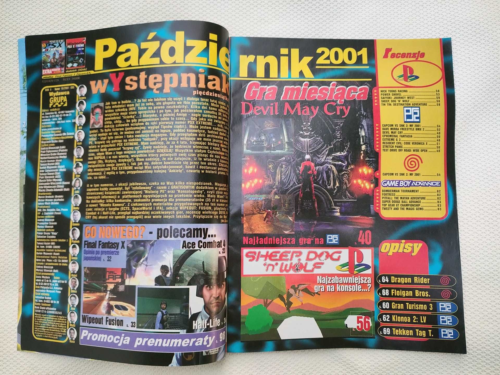 PSX Extreme numer 50 10/2001 - Jubileuszowy z dodatkiem