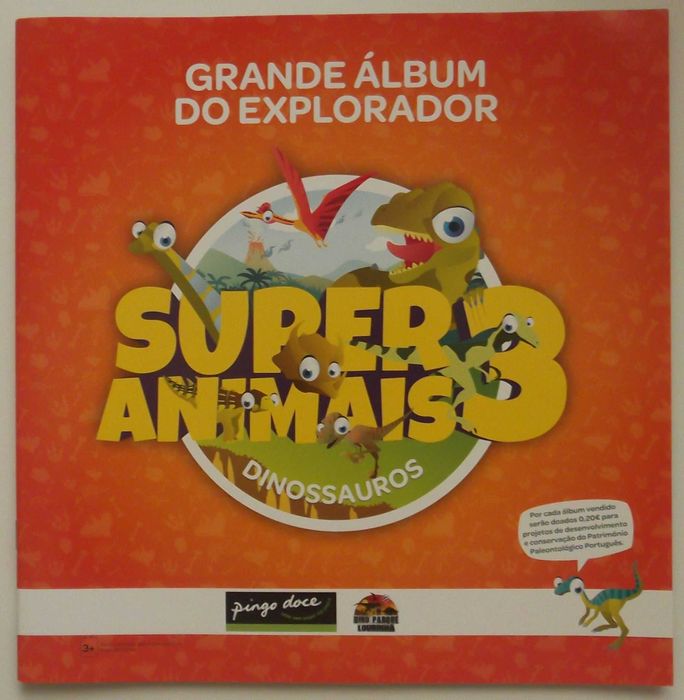 Caderneta + 108 Cartas Super Animais 3