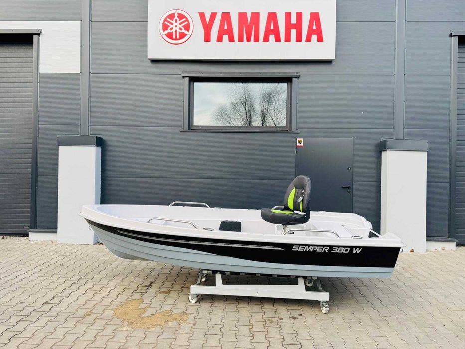 Łódź wędkarska SEMPER 380W z Fotelem Dostępna od ręki Gorzów Wlkp.