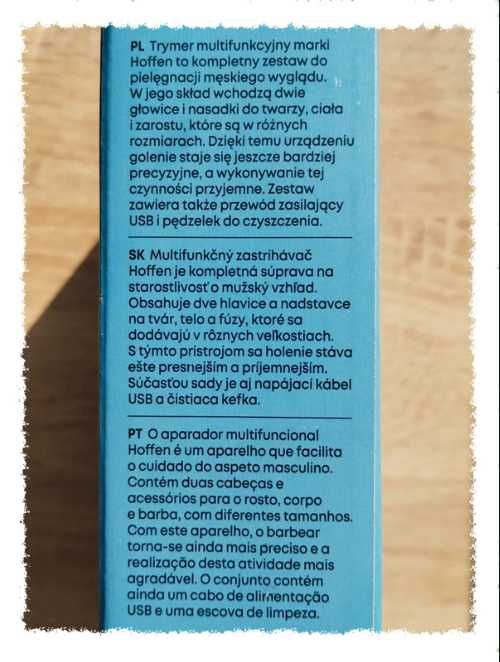 Golarka Trymer multifunkcyjny MT-5312 do twarzy ciała i zarostu