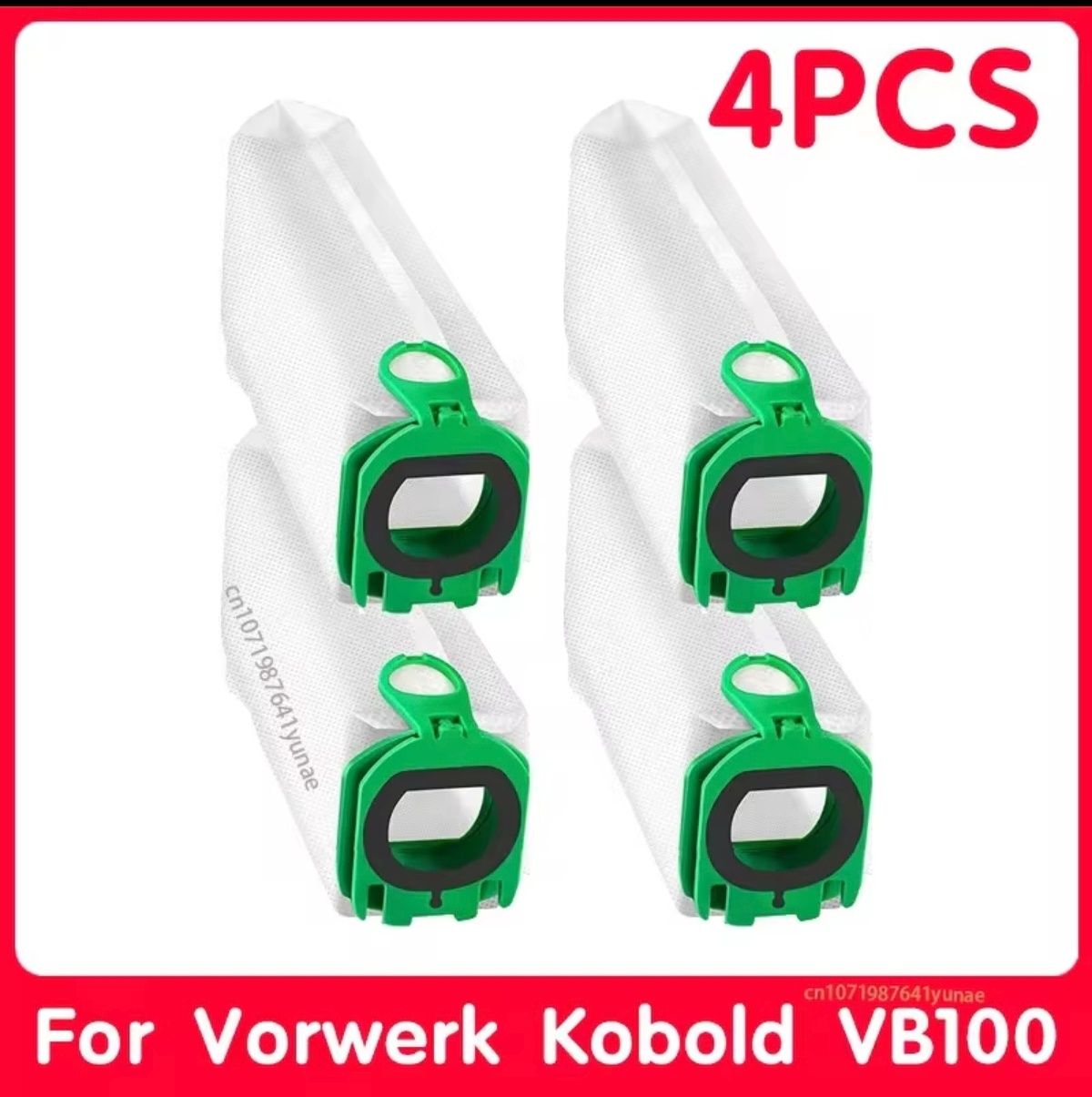 4x worki do odkurzacza Vorwerk kobold vb100 fp100