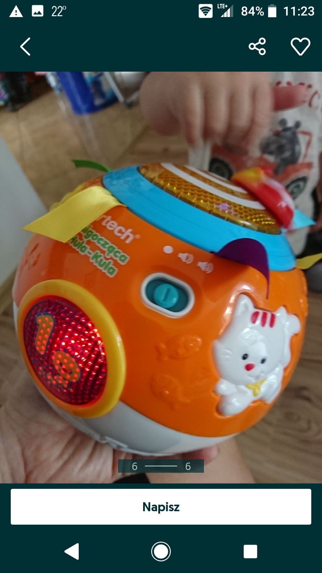 Interaktywna kula Vtech