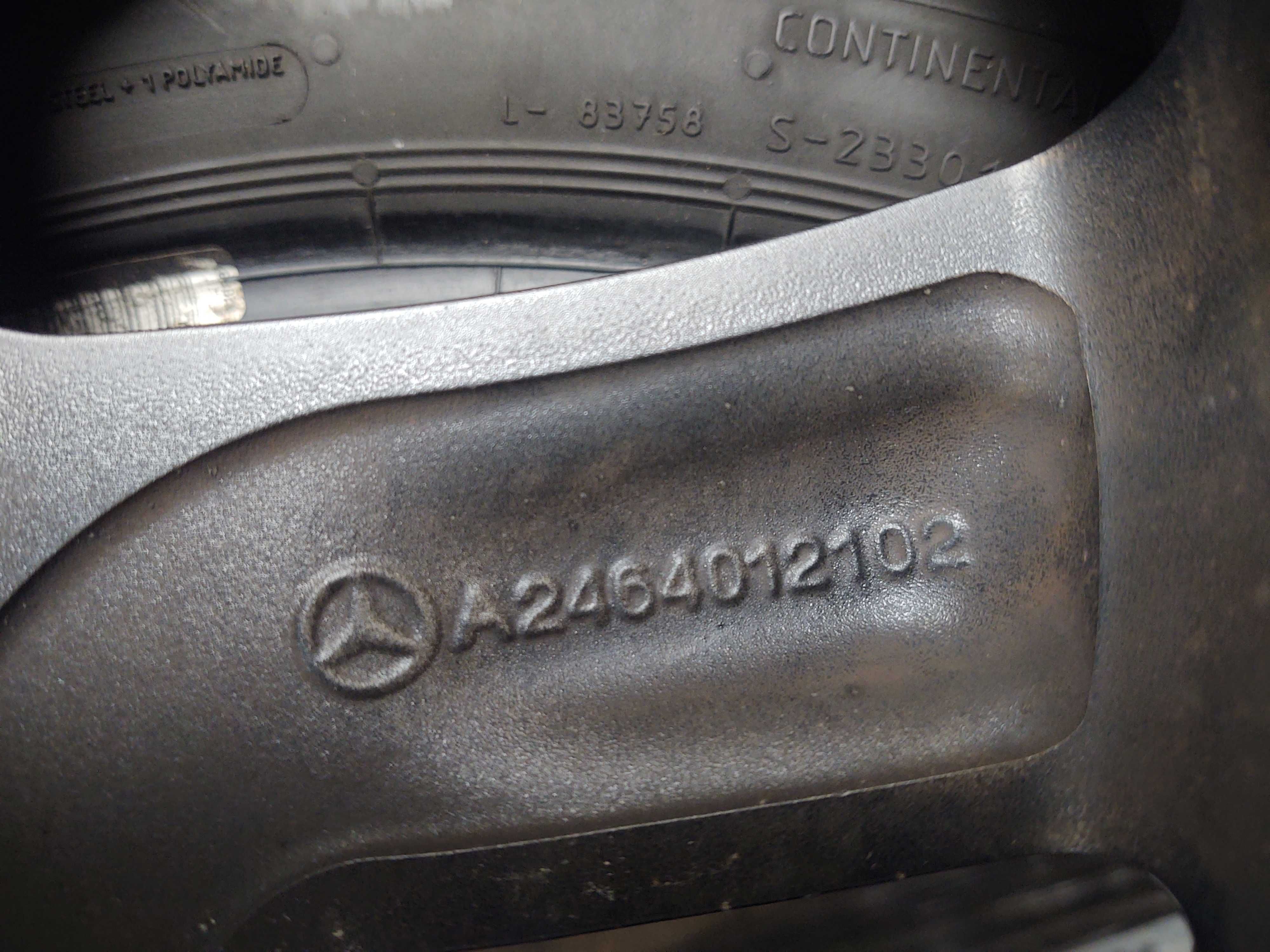 Felga aluminiowa MERCEDES A B CLA  18'' 7,5J ET52 5X112