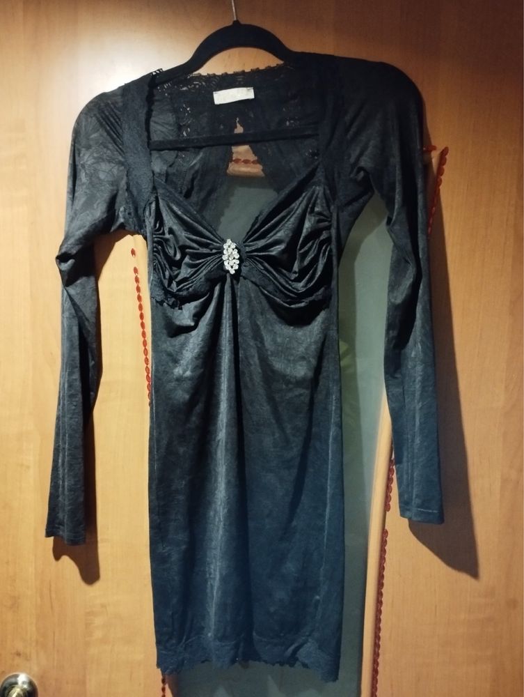 Платье женское вечернее нарядное черное