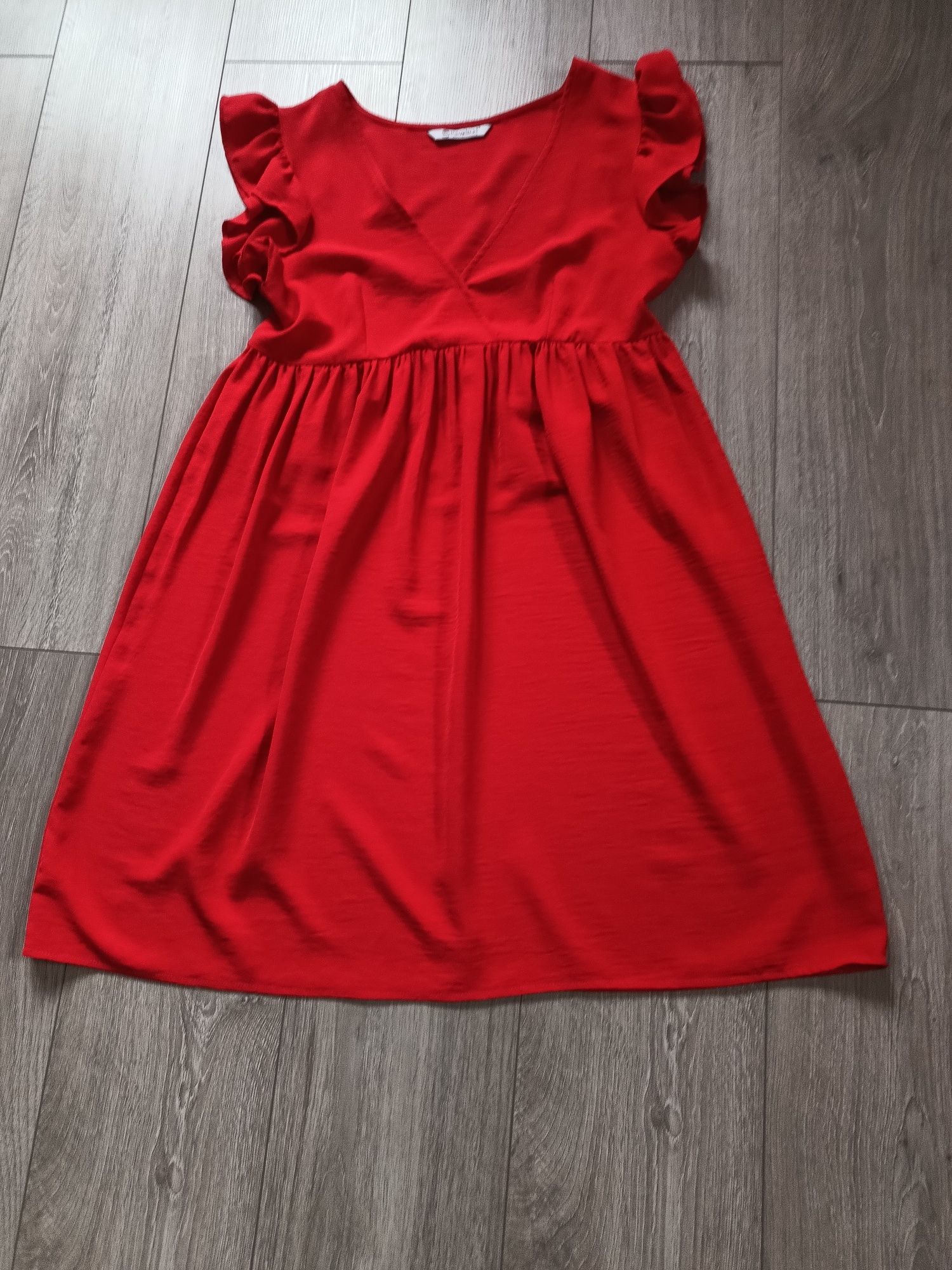Sukienka letnia czerwona rozmiar M