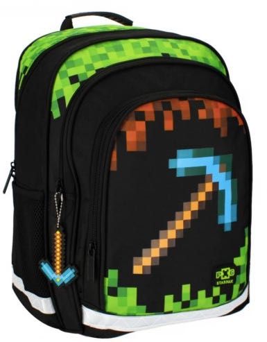 Plecak szkolny tornister Minecraft dla chłopca pojemny